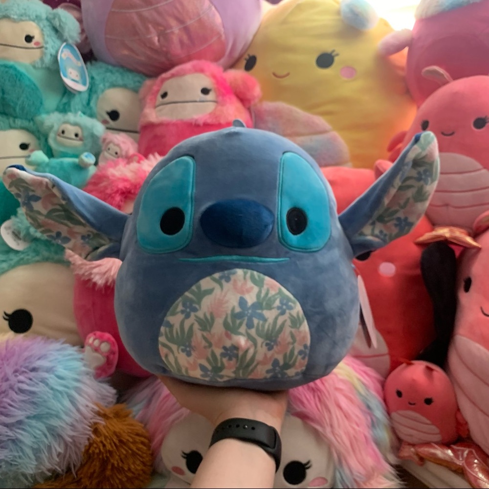 Squishmallows Blue and Teal Stuffed Animal